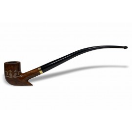 Cachimbo Bertoldi Churchwarden Longo Natural com Filtro 9mm
